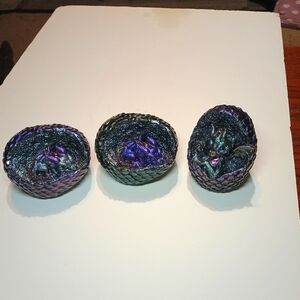 Baby dragon egg paperweight, ornament, door stop in resin